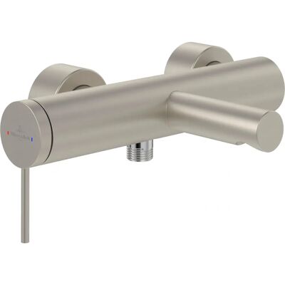 Villeroy & Boch Loop + Friends Wandmontage Badewannenarmatur - Gebürstetes Nickel Villeroy & Boch Loop + Friends Wandmontage Badewannenarmatur - Gebürstetes Nickel