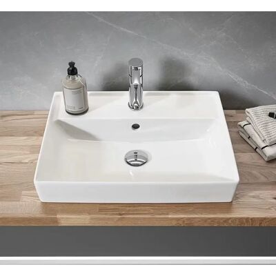 Chiuvetă Collaro de la Villeroy & Boch - 550x440mm, Rectangulară, Alb Alpin, Montată pe perete Chiuvetă Collaro de la Villeroy & Boch - 550x440mm, Rectangulară, Alb Alpin, Montată pe perete