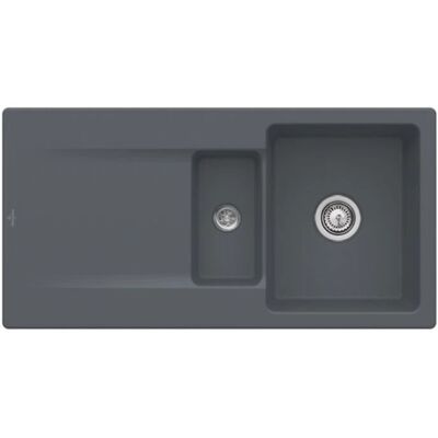 Villeroy & Boch Siluet 60 R Graphit Keramikspüle Villeroy & Boch Siluet 60 R Graphit Keramikspüle