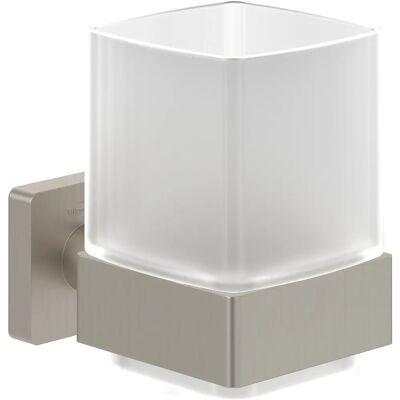 Villeroy & Boch Elements Glas Halter - Satinierter Glashalter - Brushed Nickel - TVA15201900064 Villeroy & Boch Elements Glas Halter - Satinierter Glashalter - Brushed Nickel - TVA15201900064