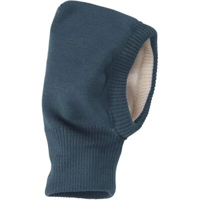 Hans Natur - Schalmütze Taubenblau 46/48 - Merino/Bio-Baumwolle - Balaclava Hans Natur - Schalmütze Taubenblau 46/48 - Merino/Bio-Baumwolle - Balaclava