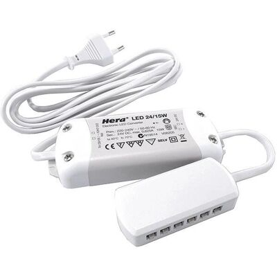 Transformateur LED Hera - 24V, 15W, IP20 - Publicité Transformateur LED Hera - 24V, 15W, IP20 - Publicité