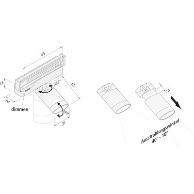 Hera Lampe encastrée LED - 7,5W, blanc, aluminium - Type de produit - Publicité Hera Lampe encastrée LED - 7,5W, blanc, aluminium - Type de produit - Publicité