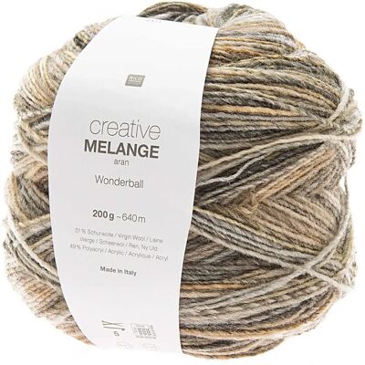 Rico Design Melange Garn - Kreative Melange Wonderball Aran 200g Rico Design Melange Garn - Kreative Melange Wonderball Aran 200g