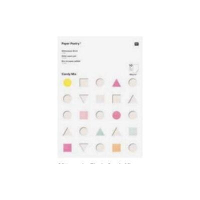 Rico Design Pink Glitter Kunstpapierblock - Zeichenpapier Rico Design Pink Glitter Kunstpapierblock - Zeichenpapier