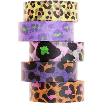 Rico Design Leopard Masking Tape Set - Bastelband Rico Design Leopard Masking Tape Set - Bastelband