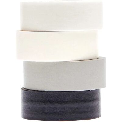 Rico Design 300268 Bastelband - Schwarz, Grau, Weiß - Bastelband Rico Design 300268 Bastelband - Schwarz, Grau, Weiß - Bastelband