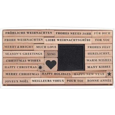 Rico Design - Merry Christmas Serif - FSC 100% - Stempelset Rico Design - Merry Christmas Serif - FSC 100% - Stempelset