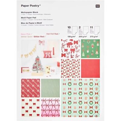 Rico Design Bastelpapier-Block "Put A Bow On It!" Rico Design Bastelpapier-Block "Put A Bow On It!"