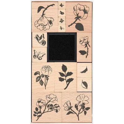 Rico Design - La Vie En Rose Stempel-Set - Stempel-Set Rico Design - La Vie En Rose Stempel-Set - Stempel-Set
