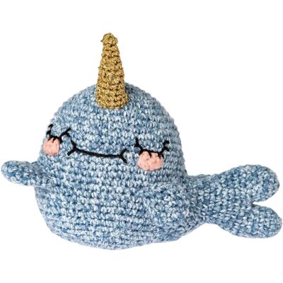 Rico Design Yarn Kit - Amigurumi Narwhal Crochet Set Rico Design Yarn Kit - Amigurumi Narwhal Crochet Set