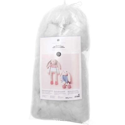RICO DESIGN Garnissage en polyester - 500g - Publicité RICO DESIGN Garnissage en polyester - 500g - Publicité