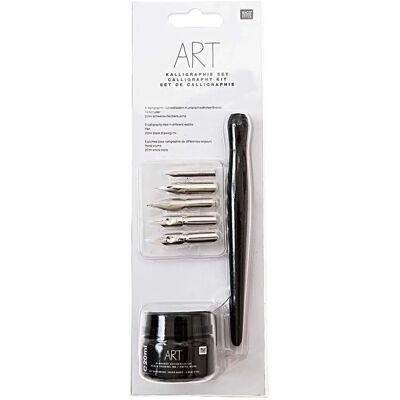 Rico Design Kalligraphie Set Schwarz - Anfänger Set Rico Design Kalligraphie Set Schwarz - Anfänger Set