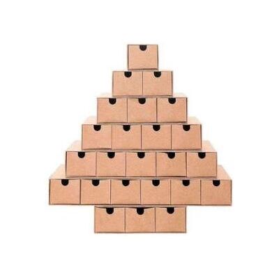 Rico Design 08793.90.50 Adventskalender - Baumförmige, anpassbar mit Mini-Schubladen Rico Design 08793.90.50 Adventskalender - Baumförmige, anpassbar mit Mini-Schubladen