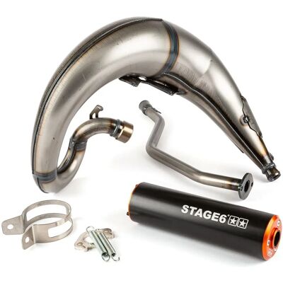 Yamaha DT50 Stage6 High Mount Exhaust - Streetrace 50-77cc Yamaha DT50 Stage6 High Mount Exhaust - Streetrace 50-77cc
