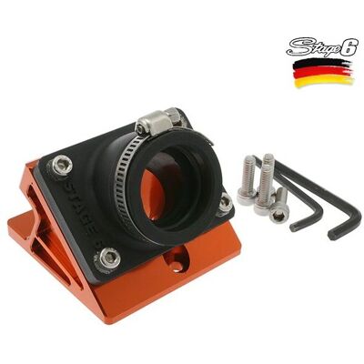 Stage6 Orange 28-26mm Minarelli Intake Kit Stage6 Orange 28-26mm Minarelli Intake Kit