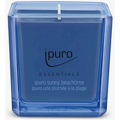 ipuro ESSENTIALS Sunny Beachtime Niebieska Świeca Zapachowa - Świeca zapachowa ipuro ESSENTIALS Sunny Beachtime Niebieska Świeca Zapachowa - Świeca zapachowa