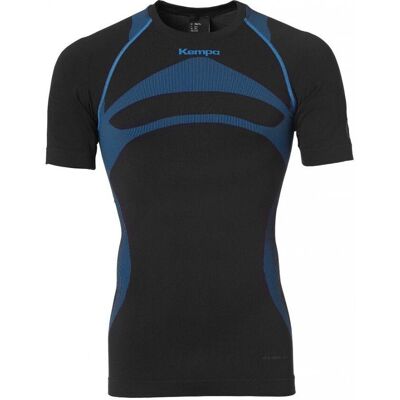Kempa Attitude Pro Shortsleeve - T-Shirt, Schwarz/Blau, M/L Kempa Attitude Pro Shortsleeve - T-Shirt, Schwarz/Blau, M/L