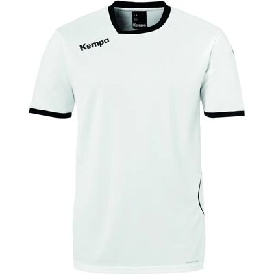 T-Shirt Enfant de Handball KEMPA Curve Blanc - Publicité T-Shirt Enfant de Handball KEMPA Curve Blanc - Publicité