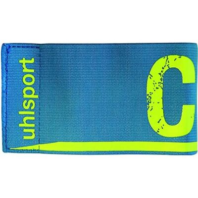 Pulseira de Capitão UHLSPORT - Azul - Elástica, Velcro - Acessório Esportivo Pulseira de Capitão UHLSPORT - Azul - Elástica, Velcro - Acessório Esportivo
