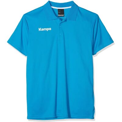 Polo Kempa Poly pour Garçons - Bleu - S - Publicité Polo Kempa Poly pour Garçons - Bleu - S - Publicité