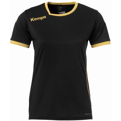 Kempa Curve - Femme - XL;XS;2XL - Noir - Maillot de Handball - Publicité Kempa Curve - Femme - XL;XS;2XL - Noir - Maillot de Handball - Publicité