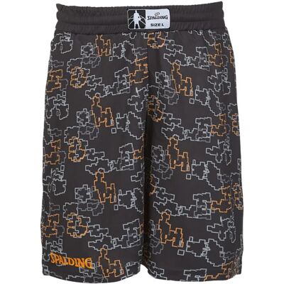 Pantalones Cortos Negros Spalding Street para Hombre - Fútbol Pantalones Cortos Negros Spalding Street para Hombre - Fútbol