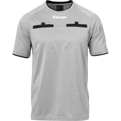 Kempa Schiedsrichtershirt Polyester Grau - T-Shirt für Fußball Kempa Schiedsrichtershirt Polyester Grau - T-Shirt für Fußball