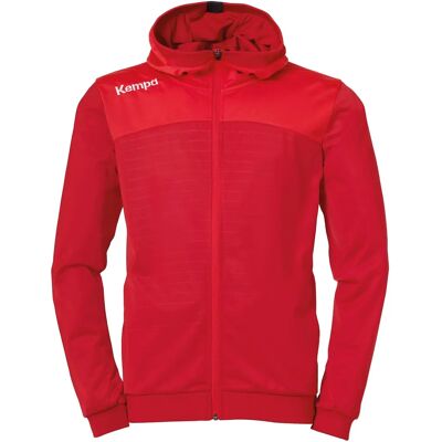Giacca con Cappuccio Kempa Core 2.0 - Uomo Rosso L - Abbigliamento Sportivo Giacca con Cappuccio Kempa Core 2.0 - Uomo Rosso L - Abbigliamento Sportivo