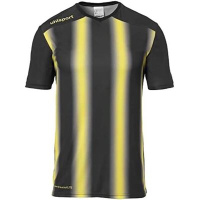 Uhlsport Stripe 2.0 Football Shirt - Short Sleeve Black Uhlsport Stripe 2.0 Football Shirt - Short Sleeve Black
