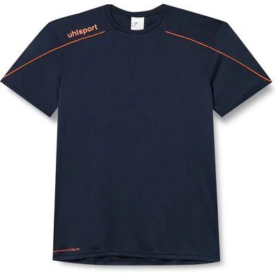 Maillot UHLSPORT Stream 22 - Manches courtes - Bleu - Publicité Maillot UHLSPORT Stream 22 - Manches courtes - Bleu - Publicité