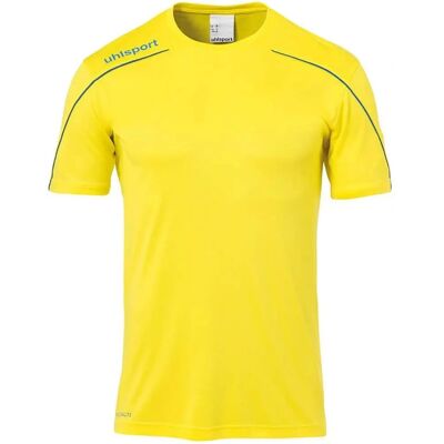Maillot de football à manches courtes jaune Uhlsport Stream 22 - T-shirt - Publicité Maillot de football à manches courtes jaune Uhlsport Stream 22 - T-shirt - Publicité