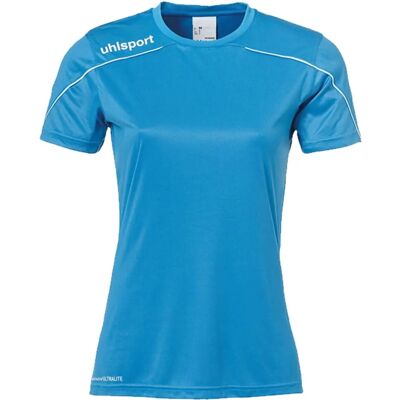 Uhlsport Damen Kurzarm Fußball T-Shirt Blau Stream 22 Uhlsport Damen Kurzarm Fußball T-Shirt Blau Stream 22