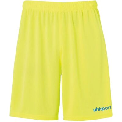 Shorts pour Homme UHLSPORT Center Basic Jaune - S - Publicité Shorts pour Homme UHLSPORT Center Basic Jaune - S - Publicité
