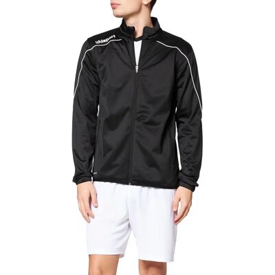 UHLSPORT Men Sports Jacket Stream 22 Classic - Black/White - L UHLSPORT Men Sports Jacket Stream 22 Classic - Black/White - L