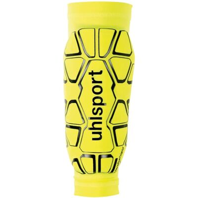 Protection de tibia Unisexe Jaune Uhlsport Bionikshield - Publicité Protection de tibia Unisexe Jaune Uhlsport Bionikshield - Publicité