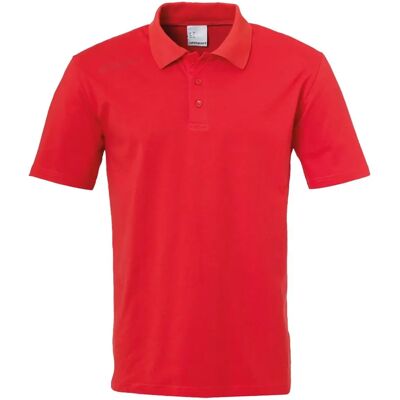 UHLSPORT Essential Red Polo Shirt - Football Clothing UHLSPORT Essential Red Polo Shirt - Football Clothing