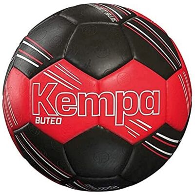 Ballon de Handball Kempa Buteo - Rouge/Noir - Doux et Antidérapant - Taille 3 - Publicité Ballon de Handball Kempa Buteo - Rouge/Noir - Doux et Antidérapant - Taille 3 - Publicité