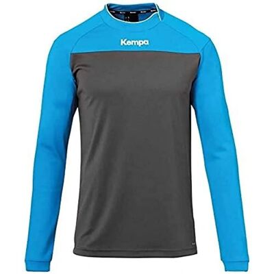 KEMPA Longsleeve Sports Shirt - S - Anthra/Kempablau - Handball KEMPA Longsleeve Sports Shirt - S - Anthra/Kempablau - Handball