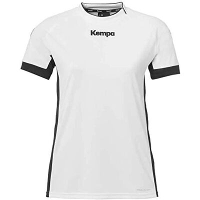 KEMPA Women’s White/Black Short-Sleeve Football Jersey - Team Sports Apparel KEMPA Women’s White/Black Short-Sleeve Football Jersey - Team Sports Apparel