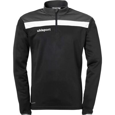 UHLSPORT Herren Sweatshirt OFFENSE 23 1/4 ZIP TOP - schwarz/anthrazit/weiß - XXL UHLSPORT Herren Sweatshirt OFFENSE 23 1/4 ZIP TOP - schwarz/anthrazit/weiß - XXL