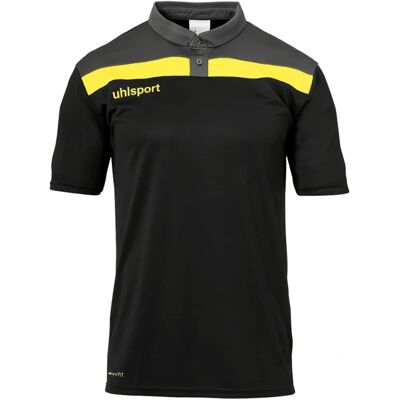 Uhlsport Model - Short Sleeve Football Youth Polo - Black Uhlsport Model - Short Sleeve Football Youth Polo - Black