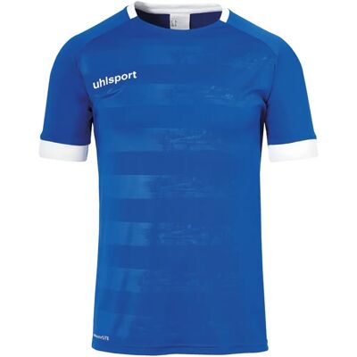 Maillot de Football Uhlsport Division II Bleu Manches Courtes - Publicité Maillot de Football Uhlsport Division II Bleu Manches Courtes - Publicité