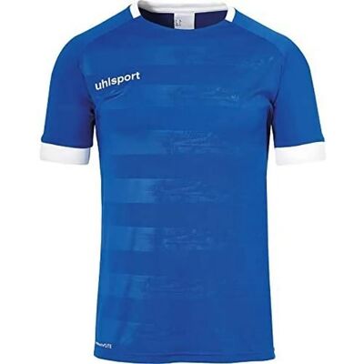 Maillot de Football Uhlsport Division II Bleu - Manches Courtes - Publicité Maillot de Football Uhlsport Division II Bleu - Manches Courtes - Publicité