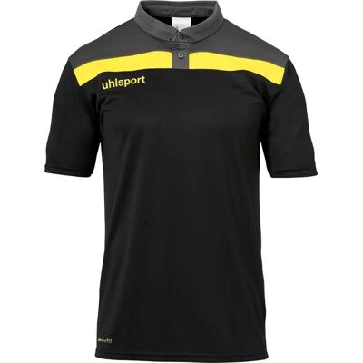 Uhlsport Offense 23 Polo Shirt - Short Sleeve, Polyester, Black, Yellow Uhlsport Offense 23 Polo Shirt - Short Sleeve, Polyester, Black, Yellow