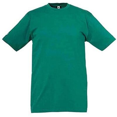 UHLSPORT Green Short Sleeve Men's T-Shirt - T-Shirt UHLSPORT Green Short Sleeve Men's T-Shirt - T-Shirt