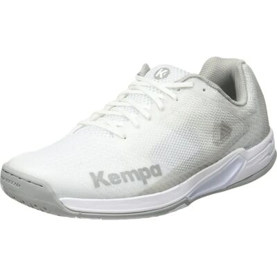 Kempa Chaussures Wing 2.0 - Handball femme - Blanc/Gris - 44 Kempa Chaussures Wing 2.0 - Handball femme - Blanc/Gris - 44