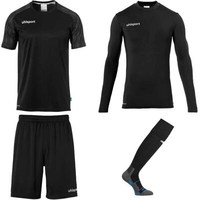 Set portiere junior Uhlsport Reaction - Nero Set portiere junior Uhlsport Reaction - Nero