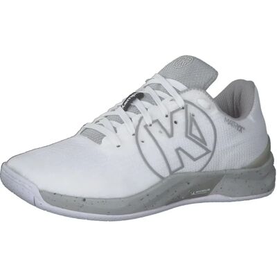 KEMPA Damen Handballschuhe - Attack Pro 2.0 - Weiß/Grau - 37½ - Handballschuhe KEMPA Damen Handballschuhe - Attack Pro 2.0 - Weiß/Grau - 37½ - Handballschuhe