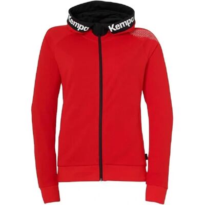 Kempa Core 26 Hood Jacket Women - Pullover - Red Kempa Core 26 Hood Jacket Women - Pullover - Red